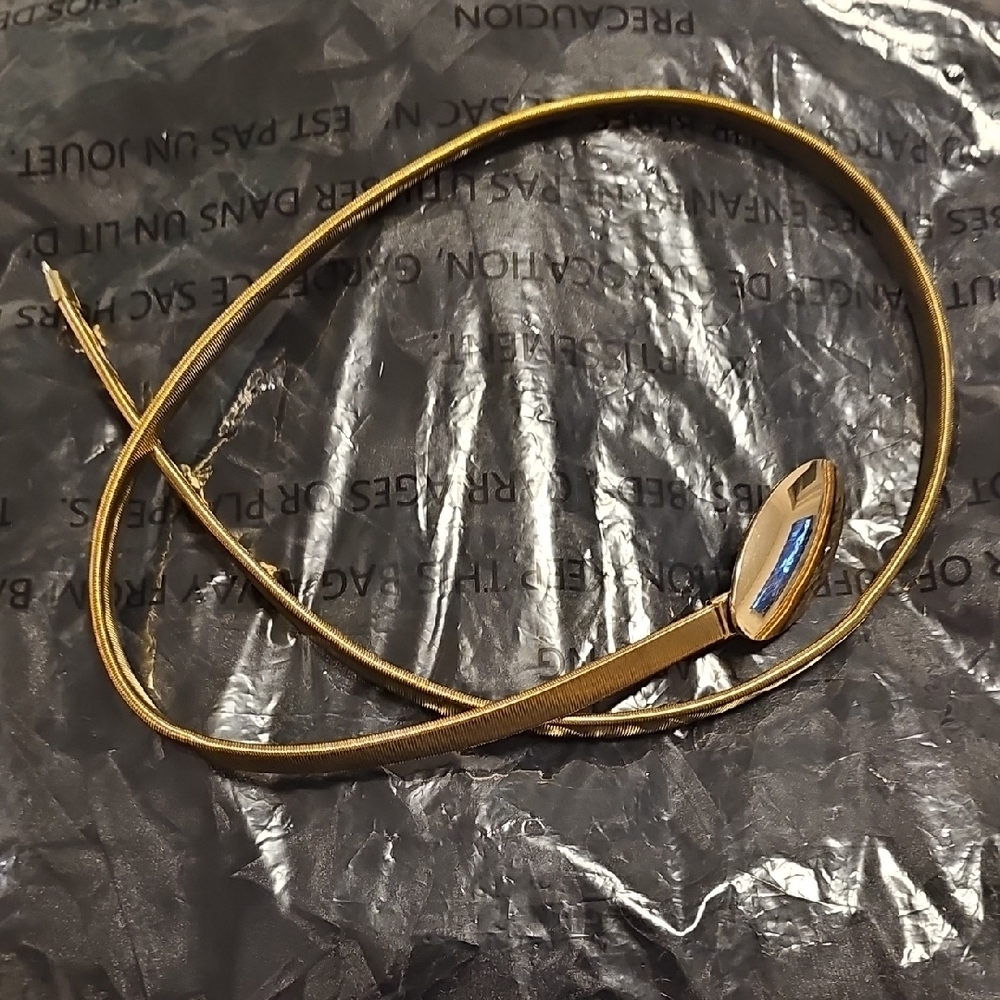 Stretch Gold Belt Xl